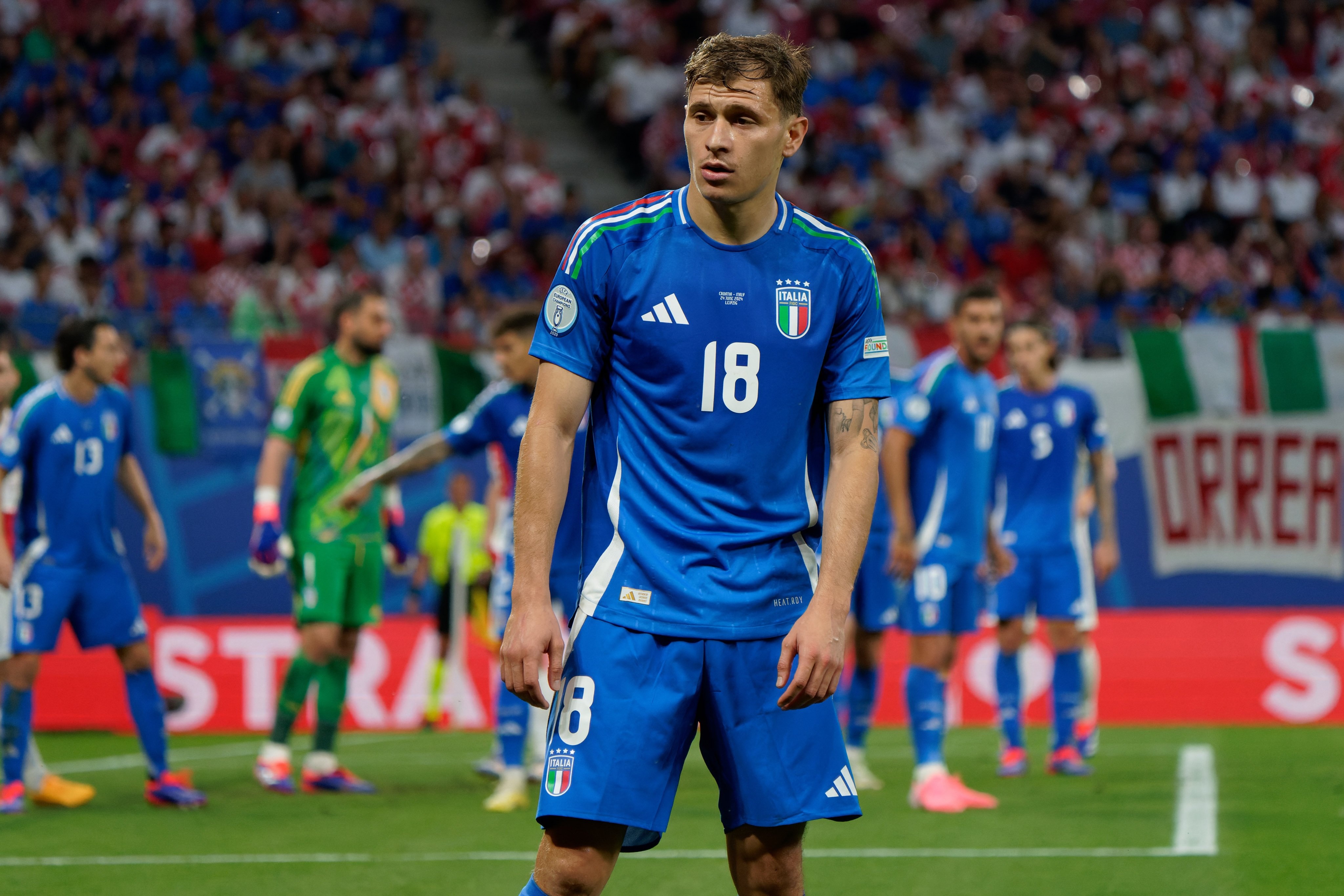 巴雷拉：若能攻破比利時(shí)球門我會很高興，但我不上隊(duì)友們也能踢好